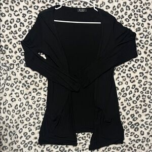 NICE COLLECTION Classic Black Cardigan